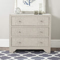 Grey 3 Drawer Chest D9874