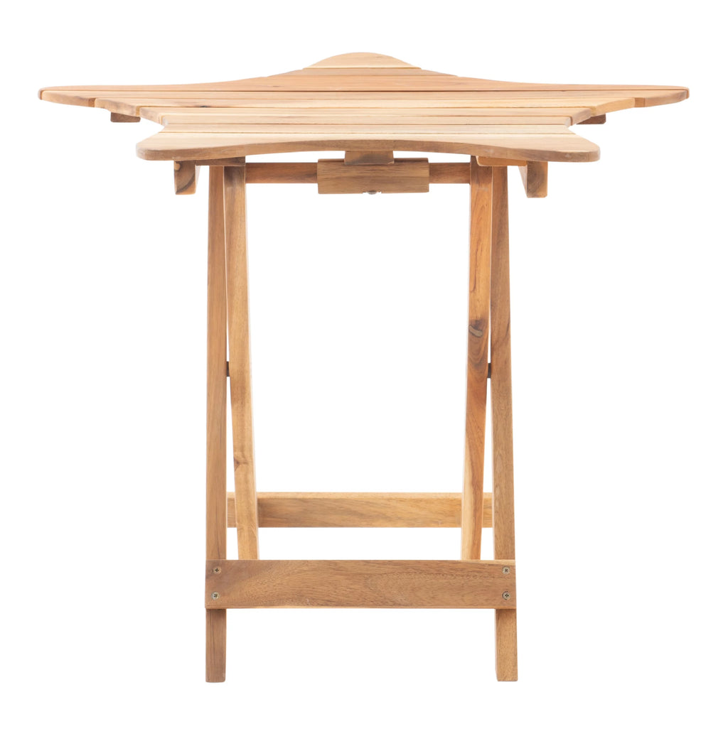 Star-Shaped Outdoor Folding Table W9977