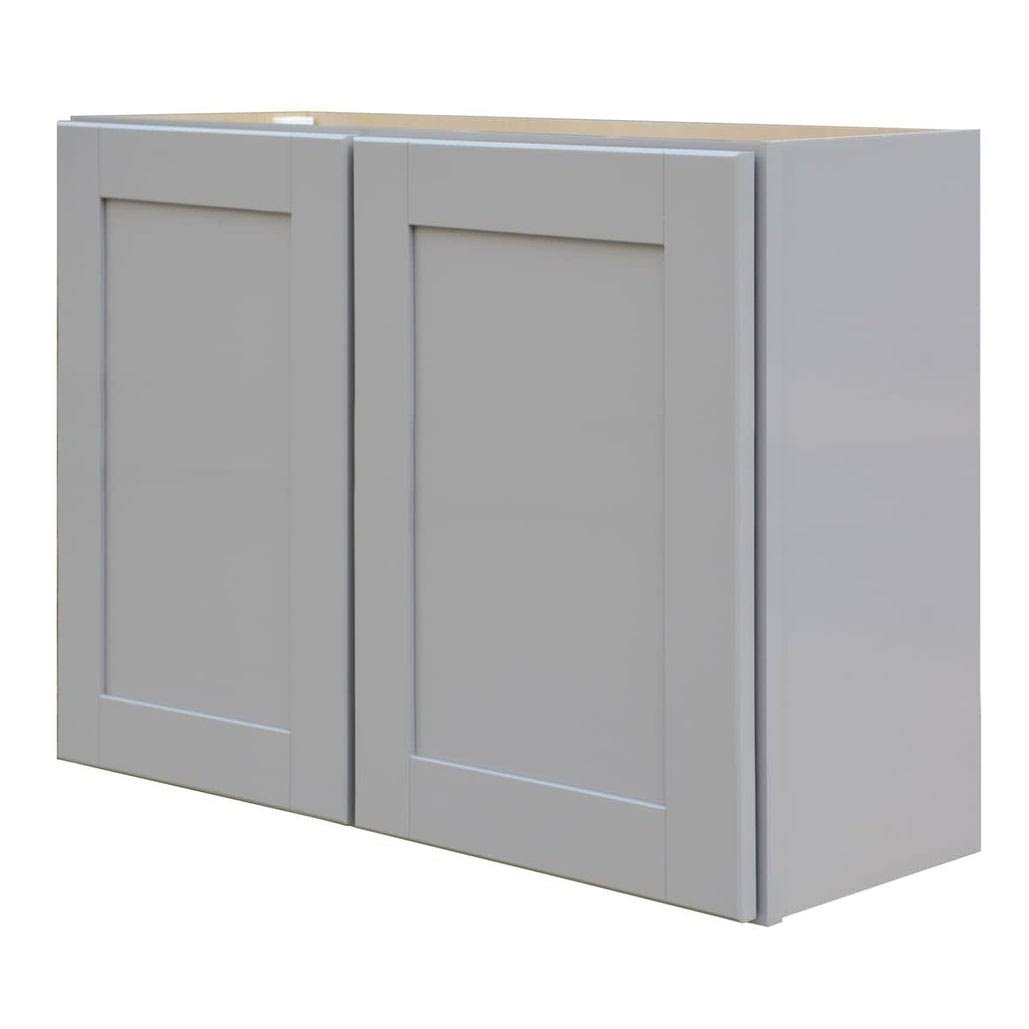 Double Door Wall Cabinet Dove Gray U886478