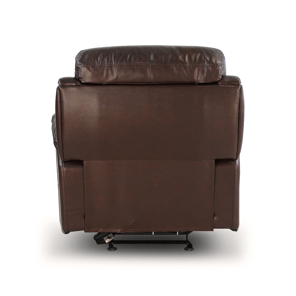 Top Grain Leather Power Recliner Glider Chair N160216