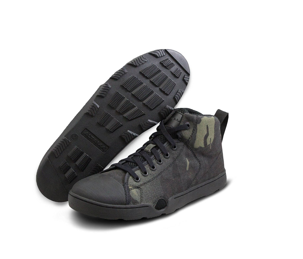 Black Multicam Wide Mid Maritime Assault Shoes X507388
