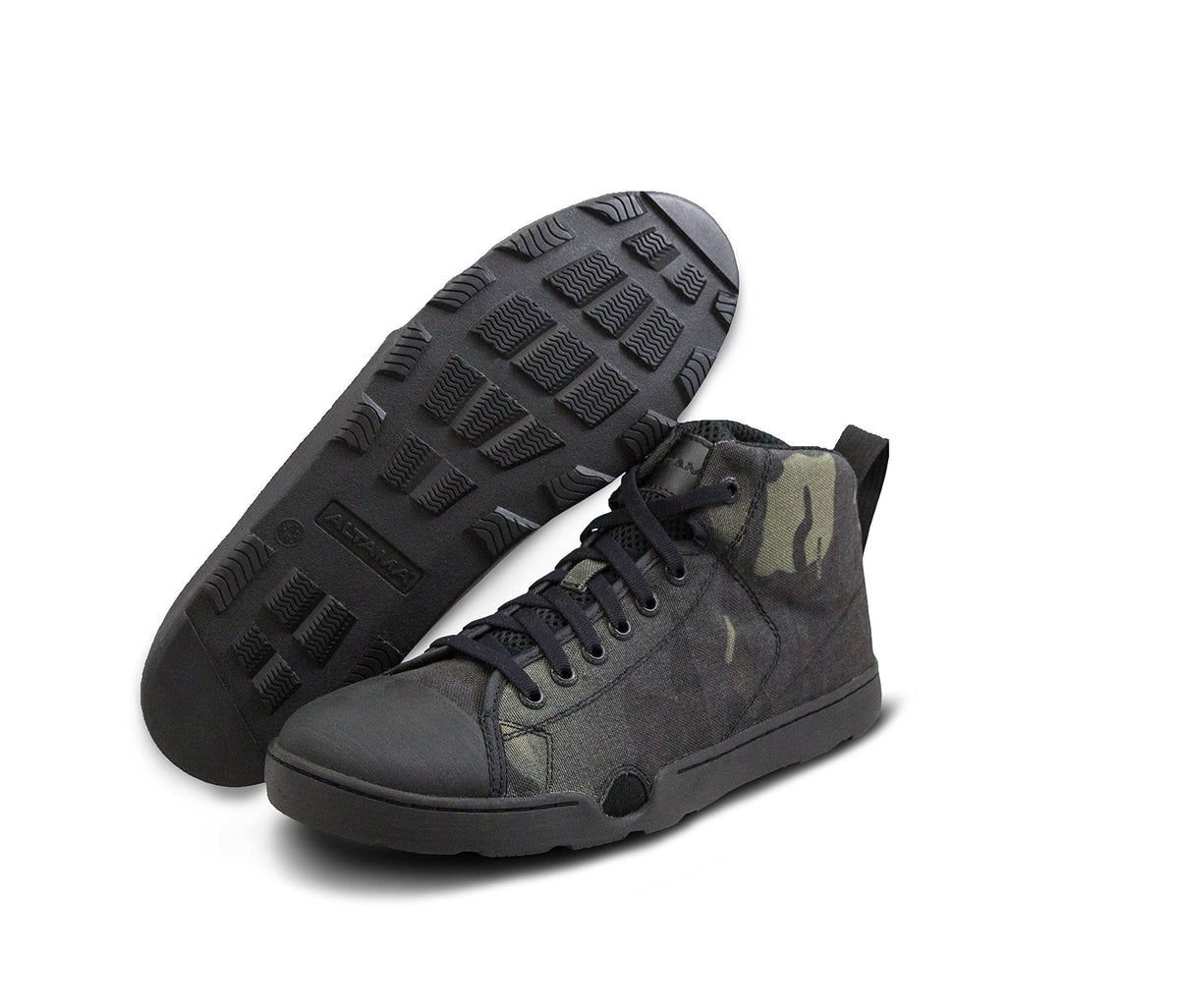 Black Multicam Wide Mid Maritime Assault Shoes X507388