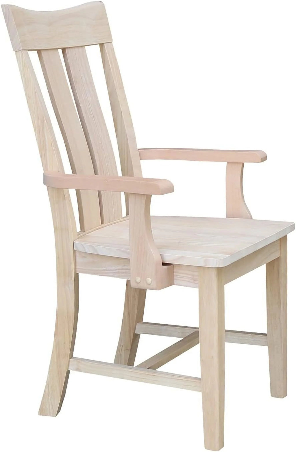 Unfinished Wood Arm Chair N22300
