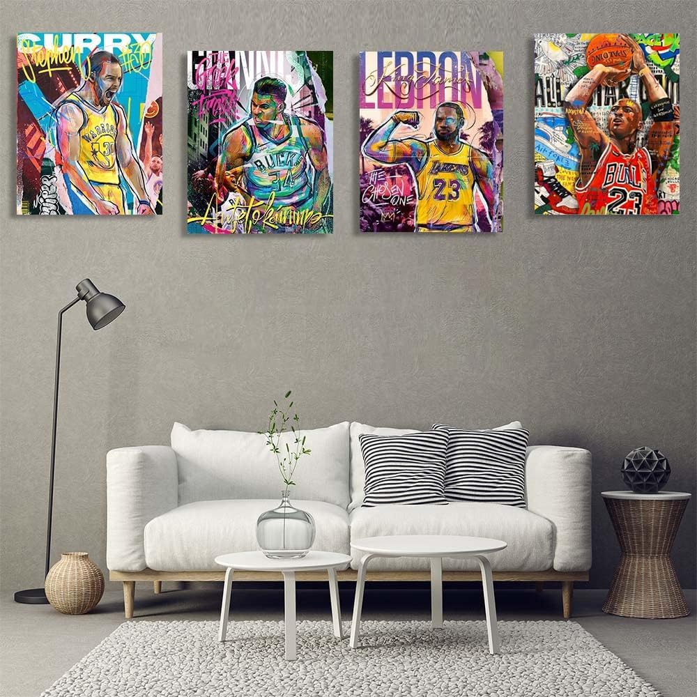 Set of 9 Unframed 8"x10" Basketball Sports Poster F6142