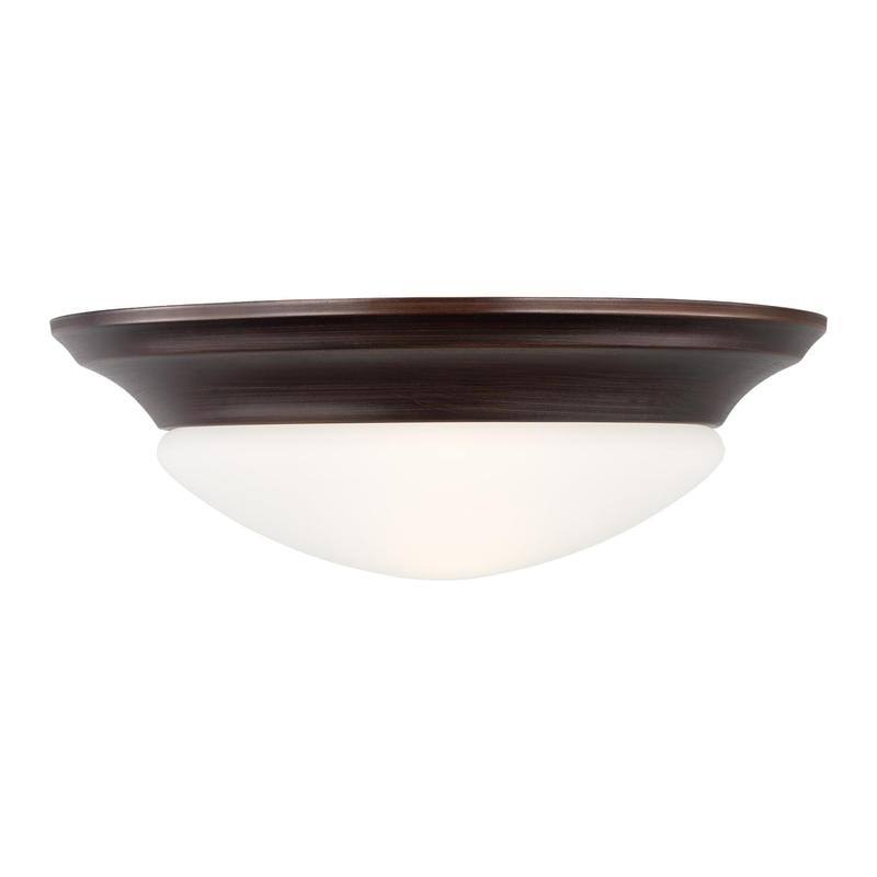 Brushed Nickel Three Light Ceiling Flush Mount J986916