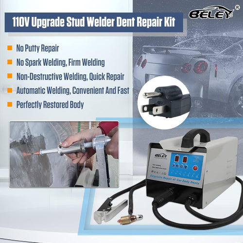 110V 1600W 7 Modes Stud Welder Dent Repair Kit G897