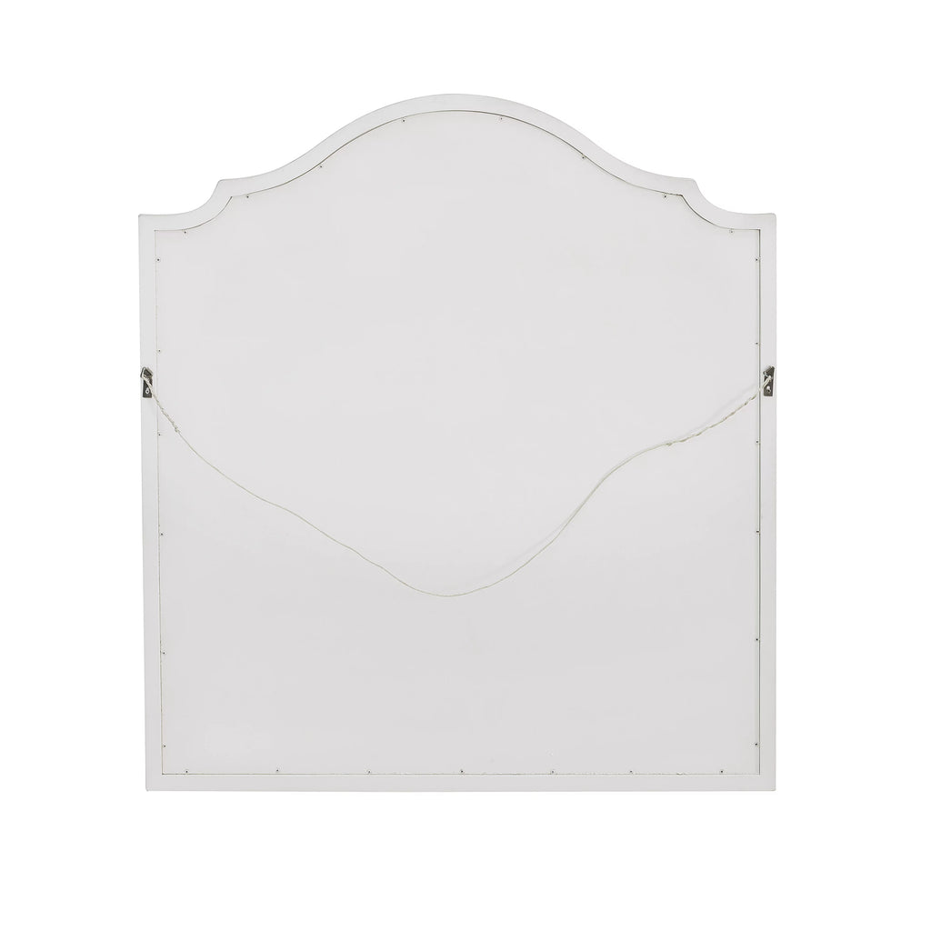 Shaped Wall Mirror in Driftwood White C5234