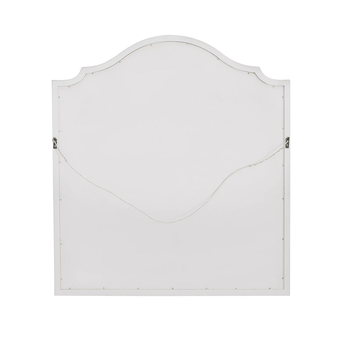 Shaped Wall Mirror in Driftwood White C5234
