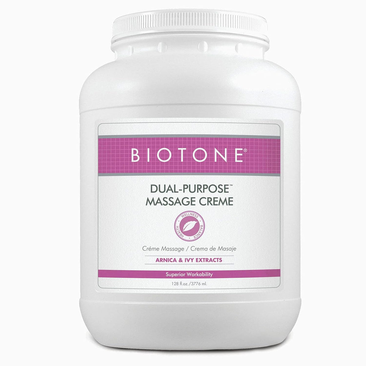 Dual-Purpose Massage Crème with Arnica and Ivy Extracts, Pack of 2 A293