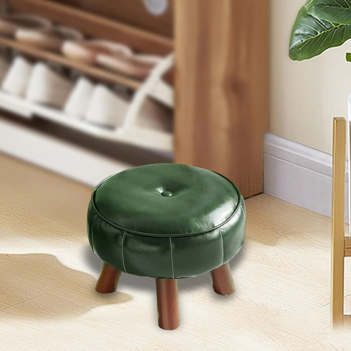 Small Footstool with Mute Bottom Pads R89550