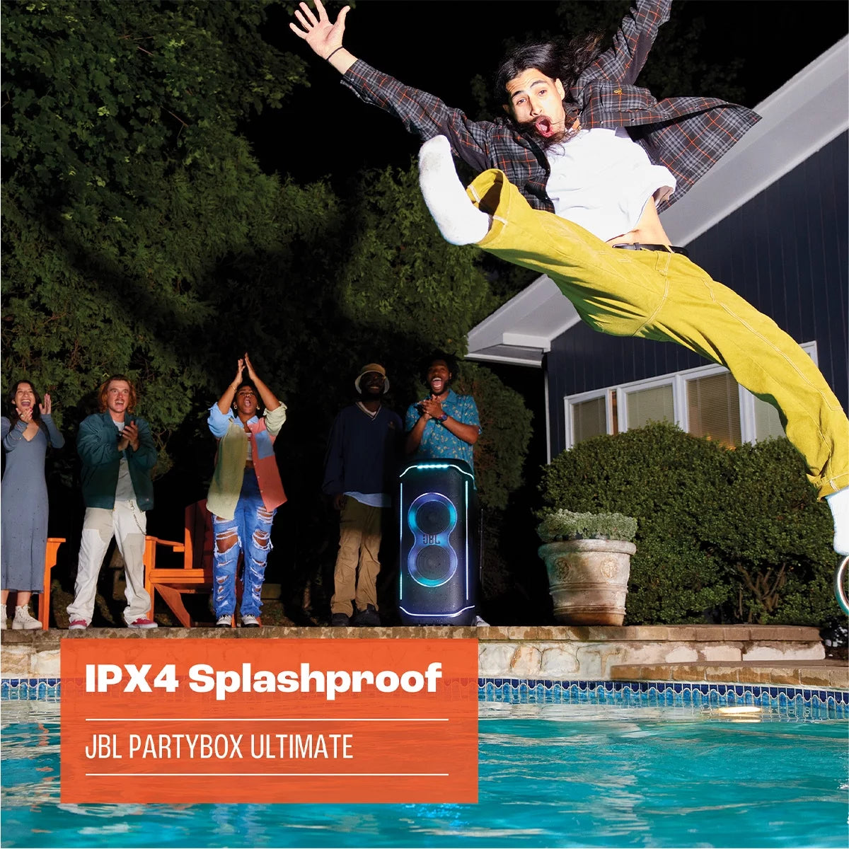 Waterproof Wi-Fi Party Speaker with Dolby Atmos R511