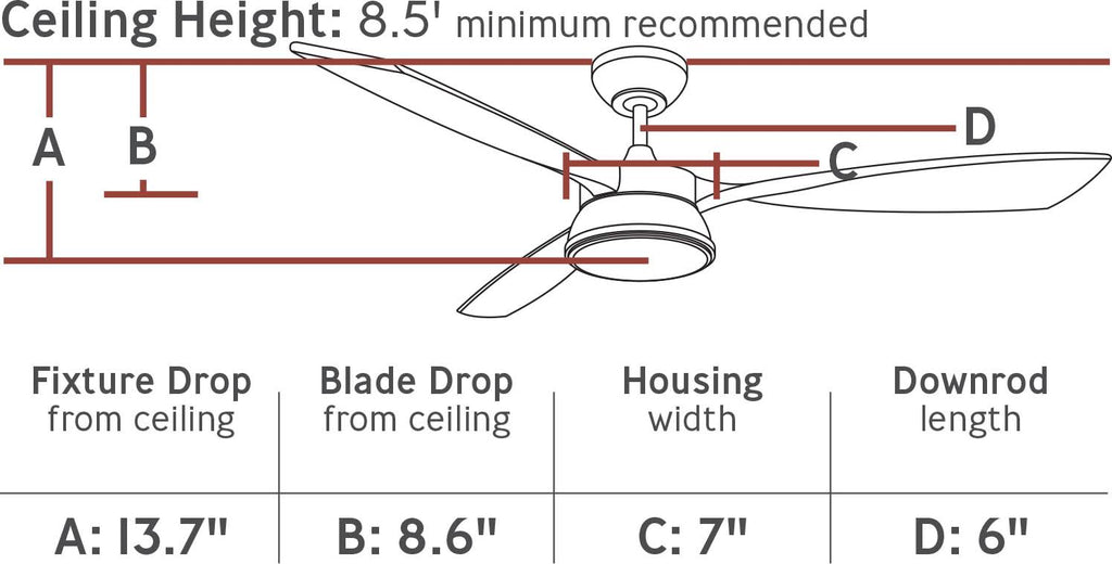 57x22 Ceiling Fan I157