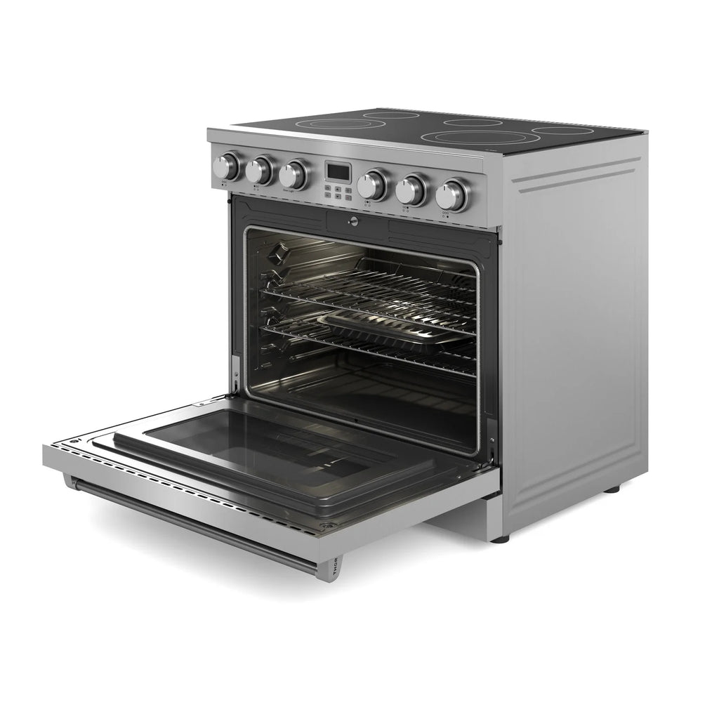 36" Wide 6 Cu. Ft. Free Standing Electric Range - Stainless J5657