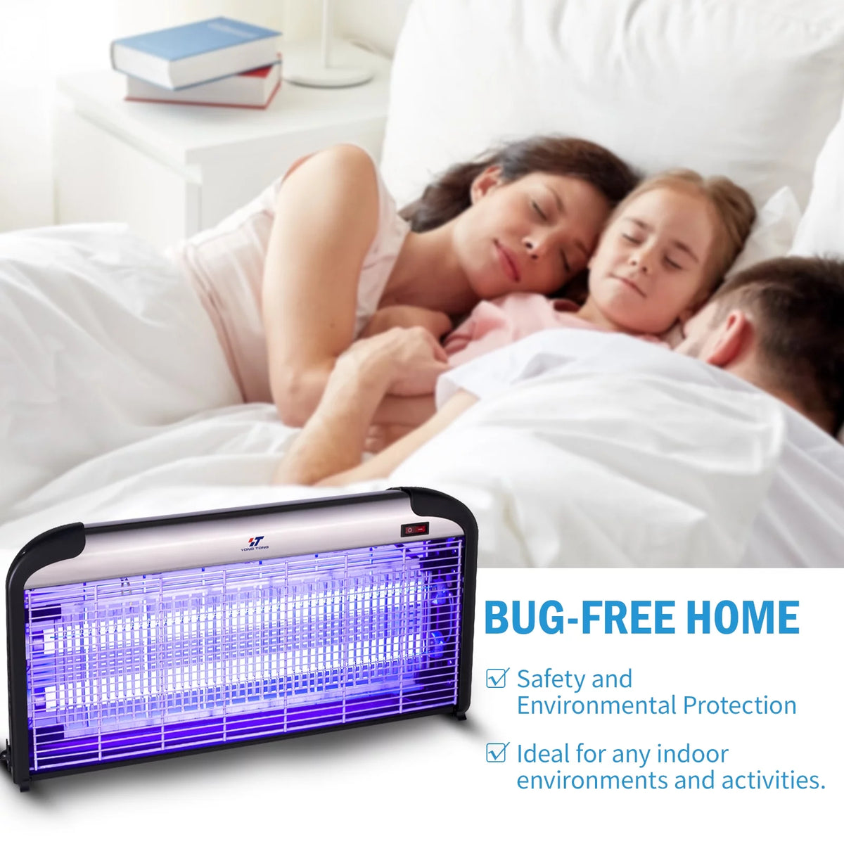 2500V 30W Dual UV Tube Bug Zapper G6825
