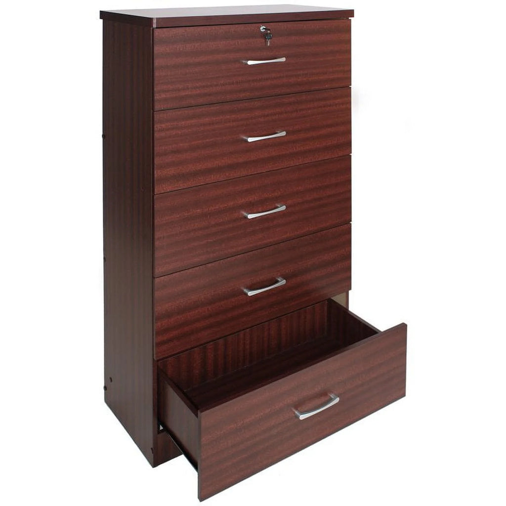 Twin Captains Bed & 5-Drawer Chest I733883