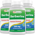 Berberine 500mg 120 Capsules 3 Pack X9926