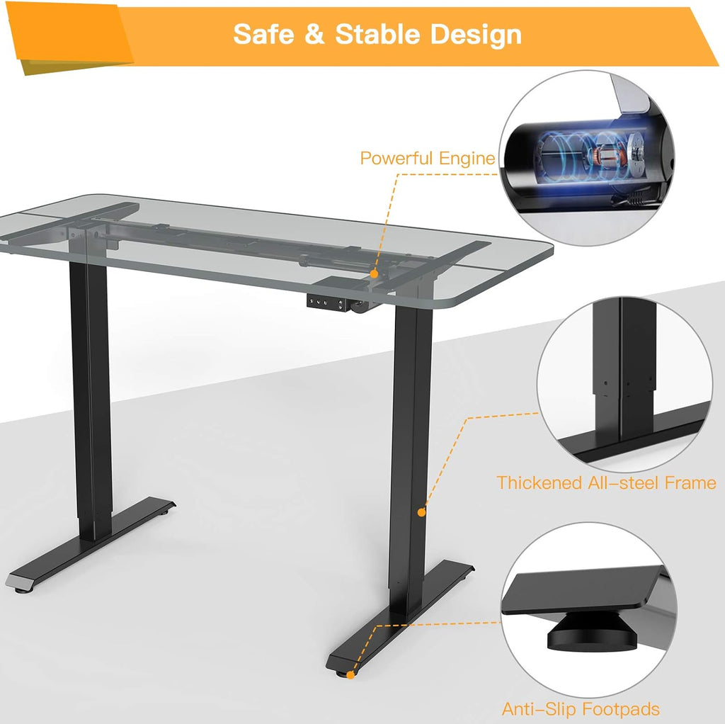 Electric Stand up Desk Frame Height Adjustable Sit Stand Desk Frame Z5144