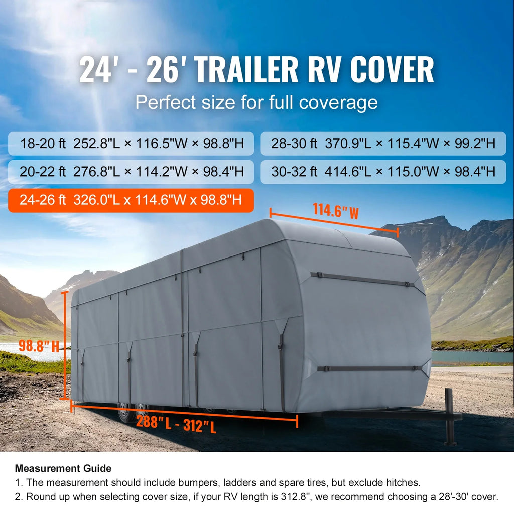 24'-26' Class A Motorhome RV Cover I6321