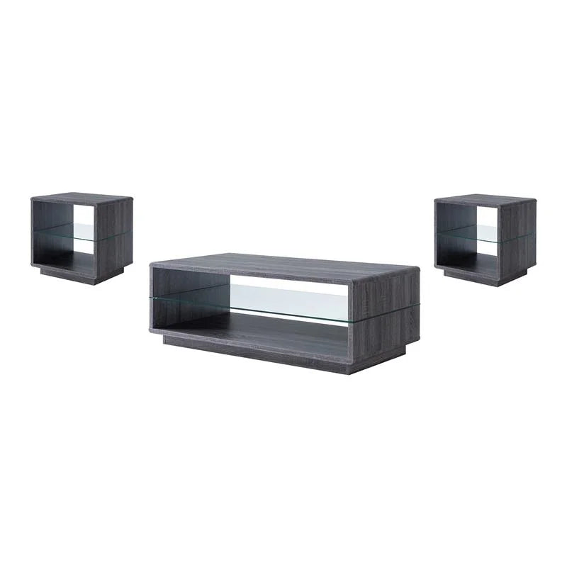Wood 3-Piece Coffee Table Set W466