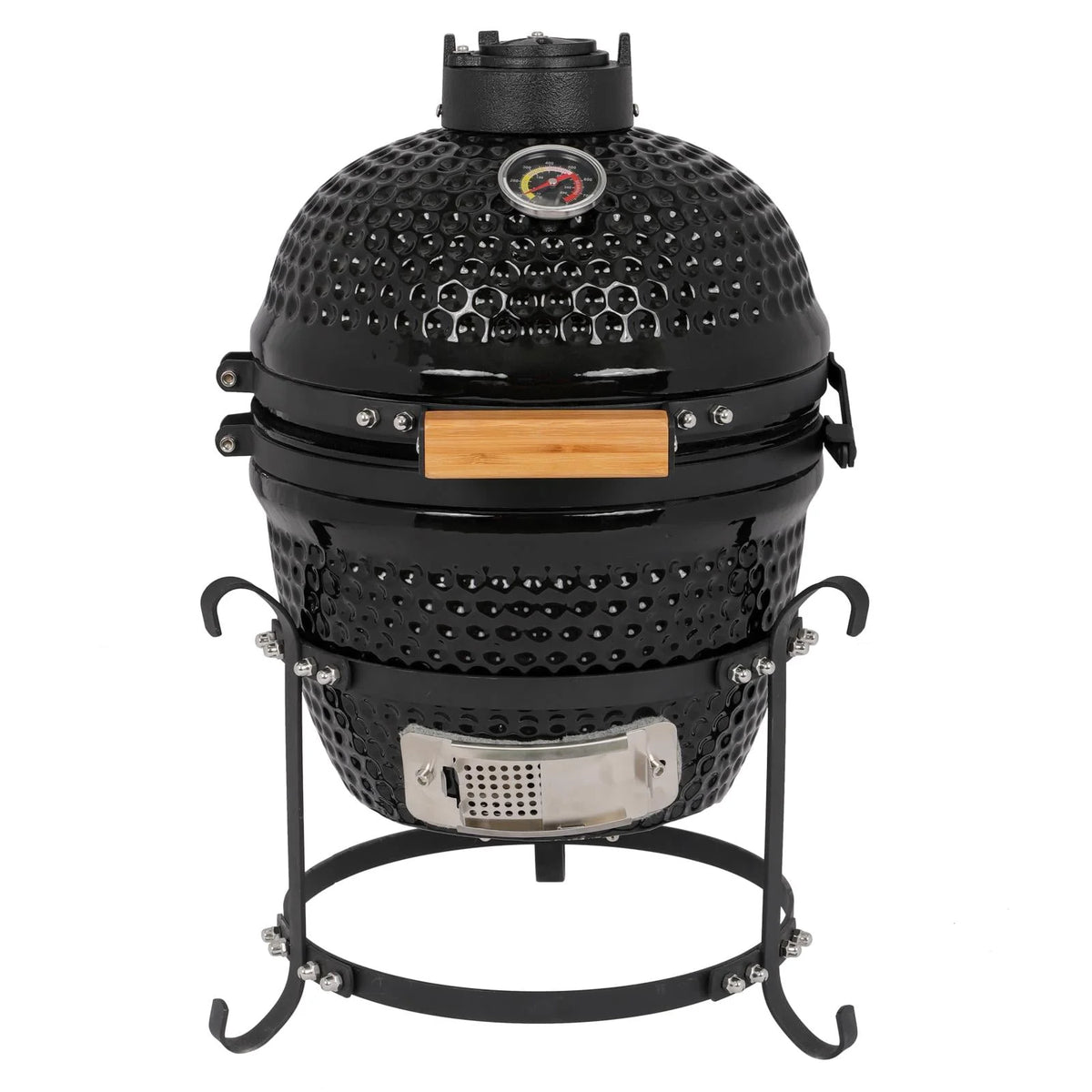 13in Black Ceramic Charcoal BBQ Grill D23073