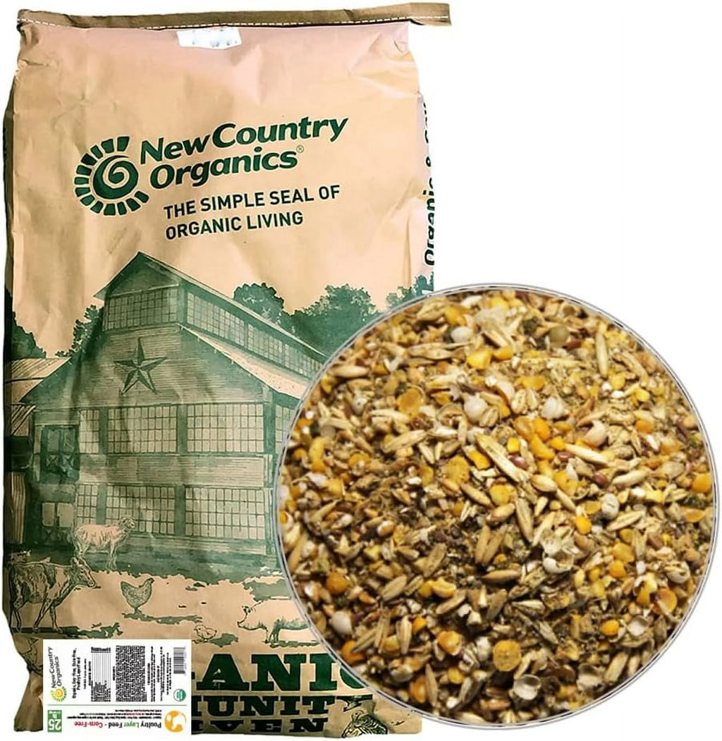 Corn-Free Soy-Free Organic Non-GMO 17% Protein Chicken Feed 25lb Bag G14043
