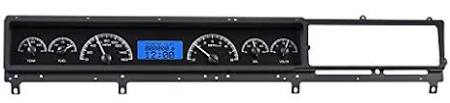 Analog Dash Gauges System Kit Silver Alloy Red L299489