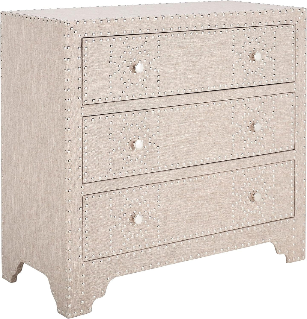 Grey 3 Drawer Chest D9874