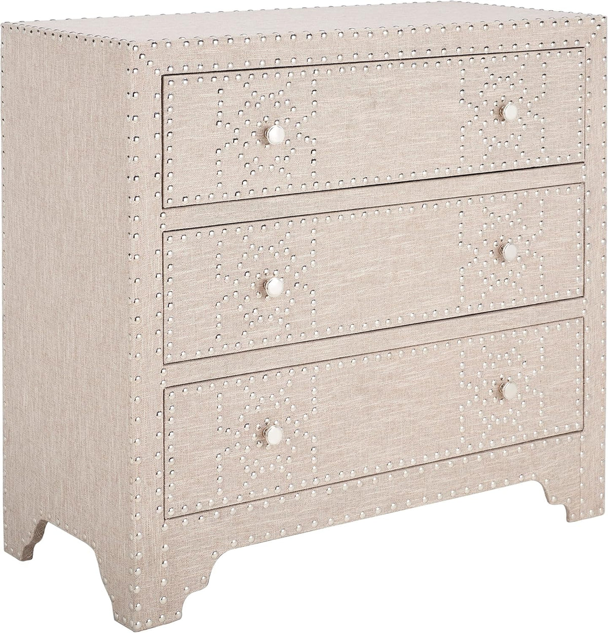 Grey 3 Drawer Chest D9874