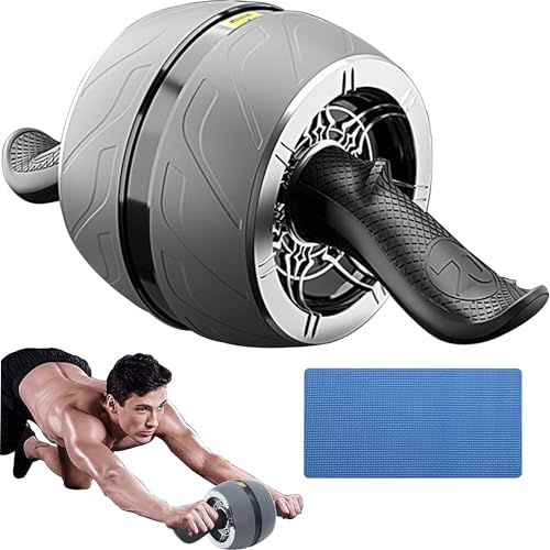 Automatic Rebound Ab Wheel Roller with Knee Pad B353686