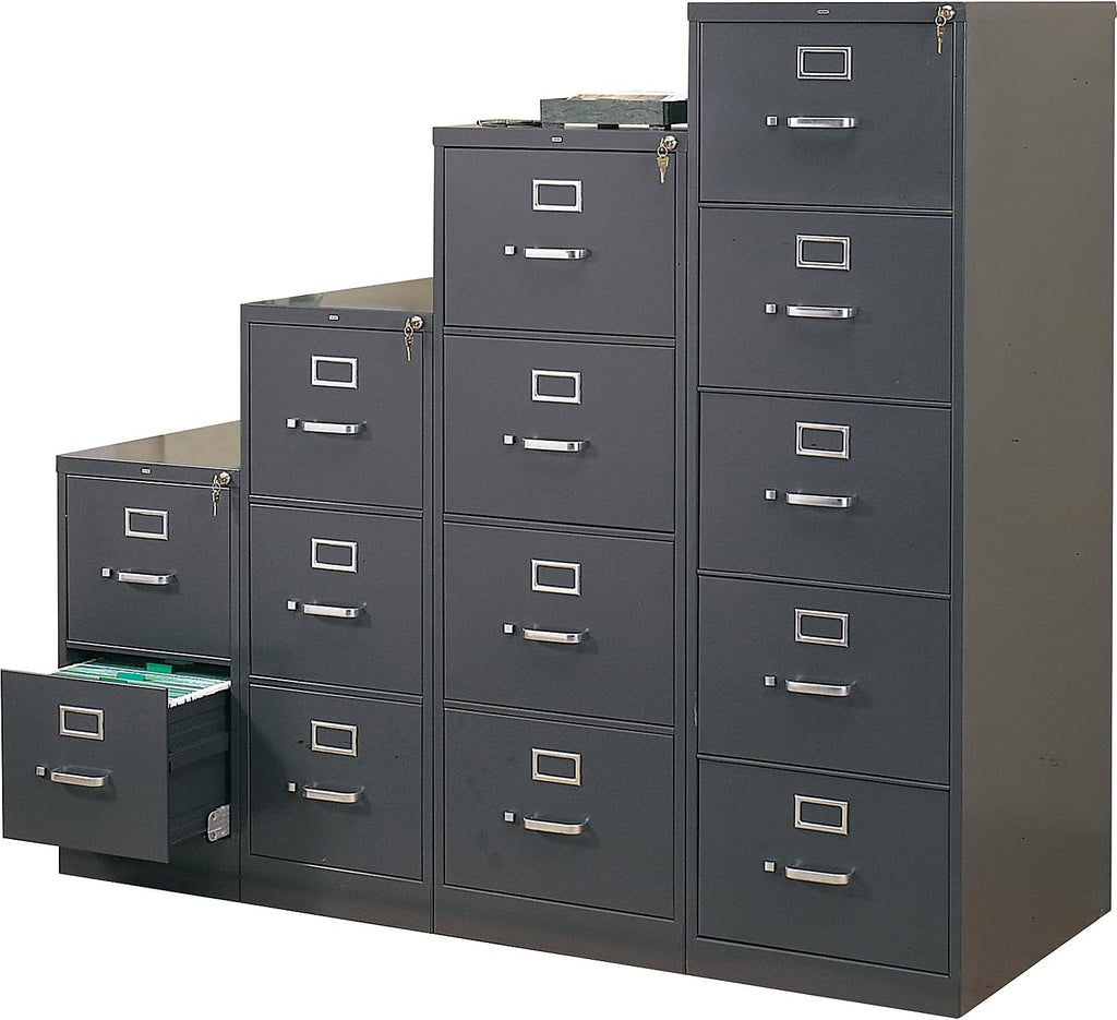 2-Drawer Charcoal Office Filing Cabinet E7969