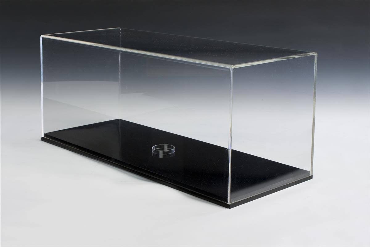 Display Case with Lift-Off Top and Removable Riser U969