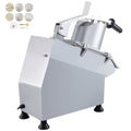 110V Commercial Food Processor, 550W Electric Vegetable Slicer, Stainless Steel Detachable 6-blades Y30646