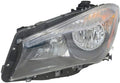 Headlight Assembly Driver Side with Bulbs Black Housing R54602