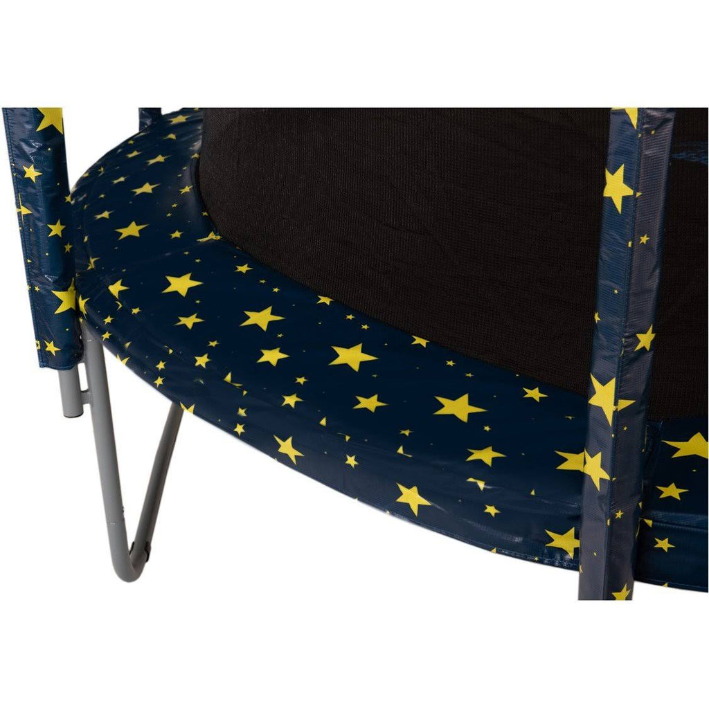 Starry Night 9& Round Trampoline Safety Pad with 8-Pole Sleeve Protectors A423185