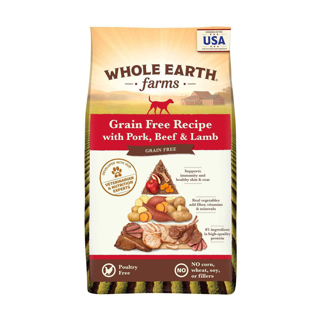 Grain Free Pork Beef & Lamb Recipe Dry Dog Food Y313111