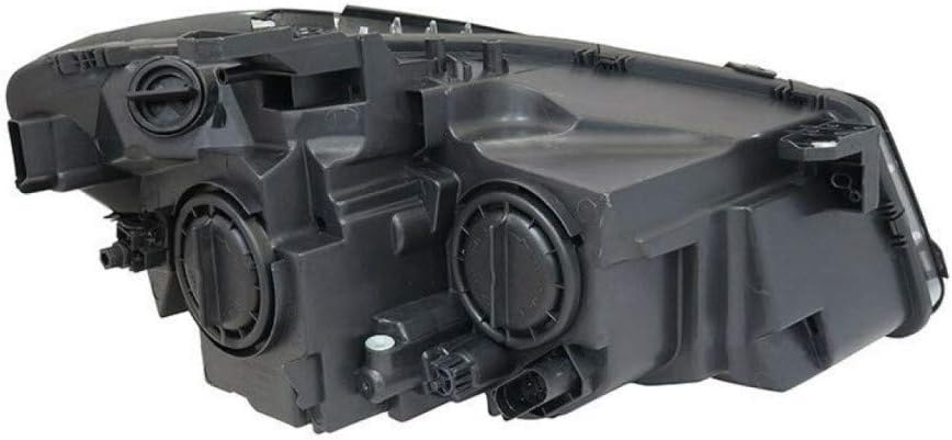 Headlight Assembly Driver Side with Bulbs Black Housing R54602