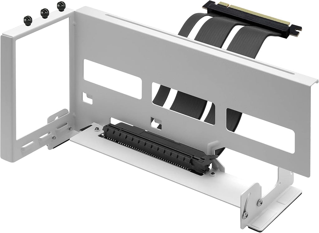 Black PCIe 4.0 GPU Mount Bracket with Riser Cable C63656
