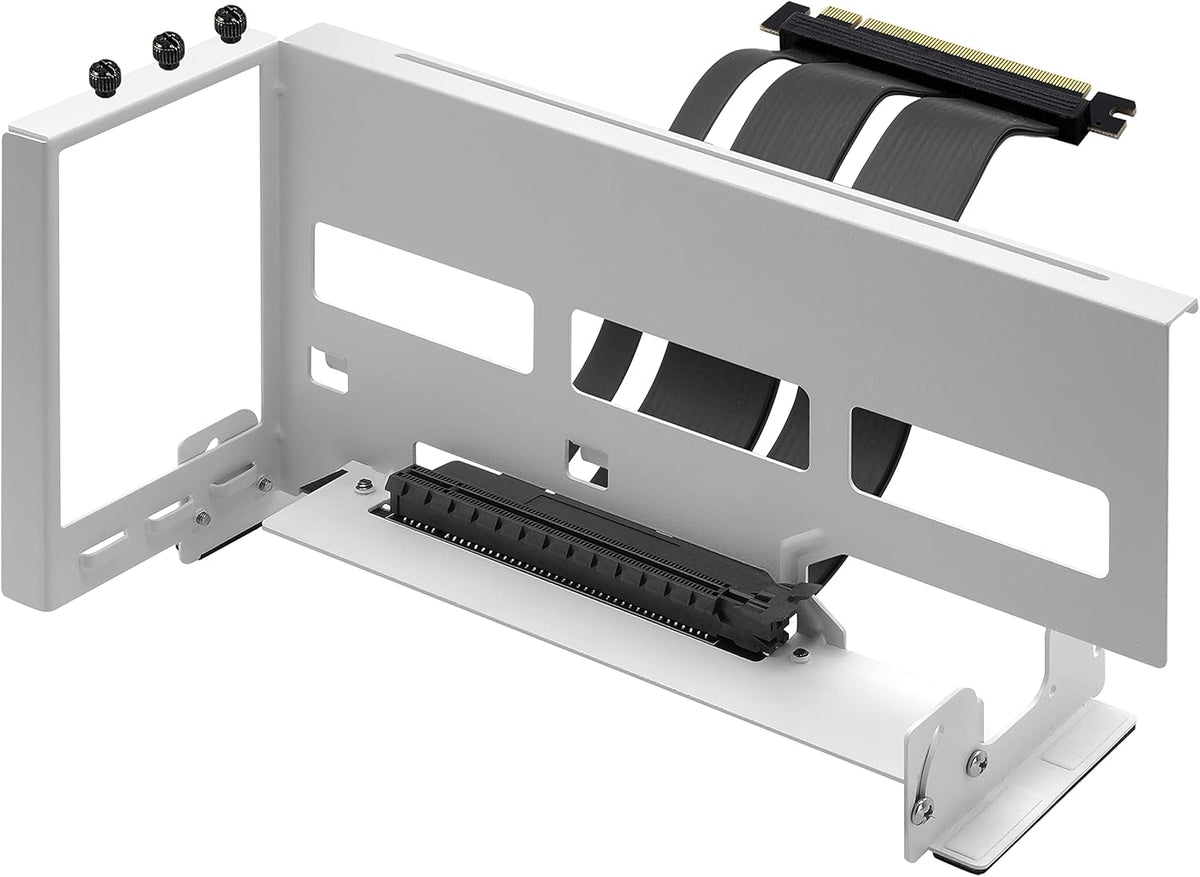 Black PCIe 4.0 GPU Mount Bracket with Riser Cable C63656