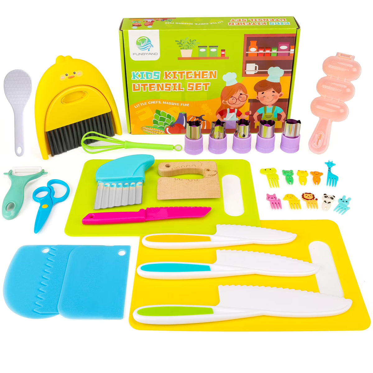 22 Piece Kids Cooking Set W5437