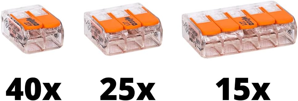 80pc Lever-Nuts Wire Connectors with Case R36614