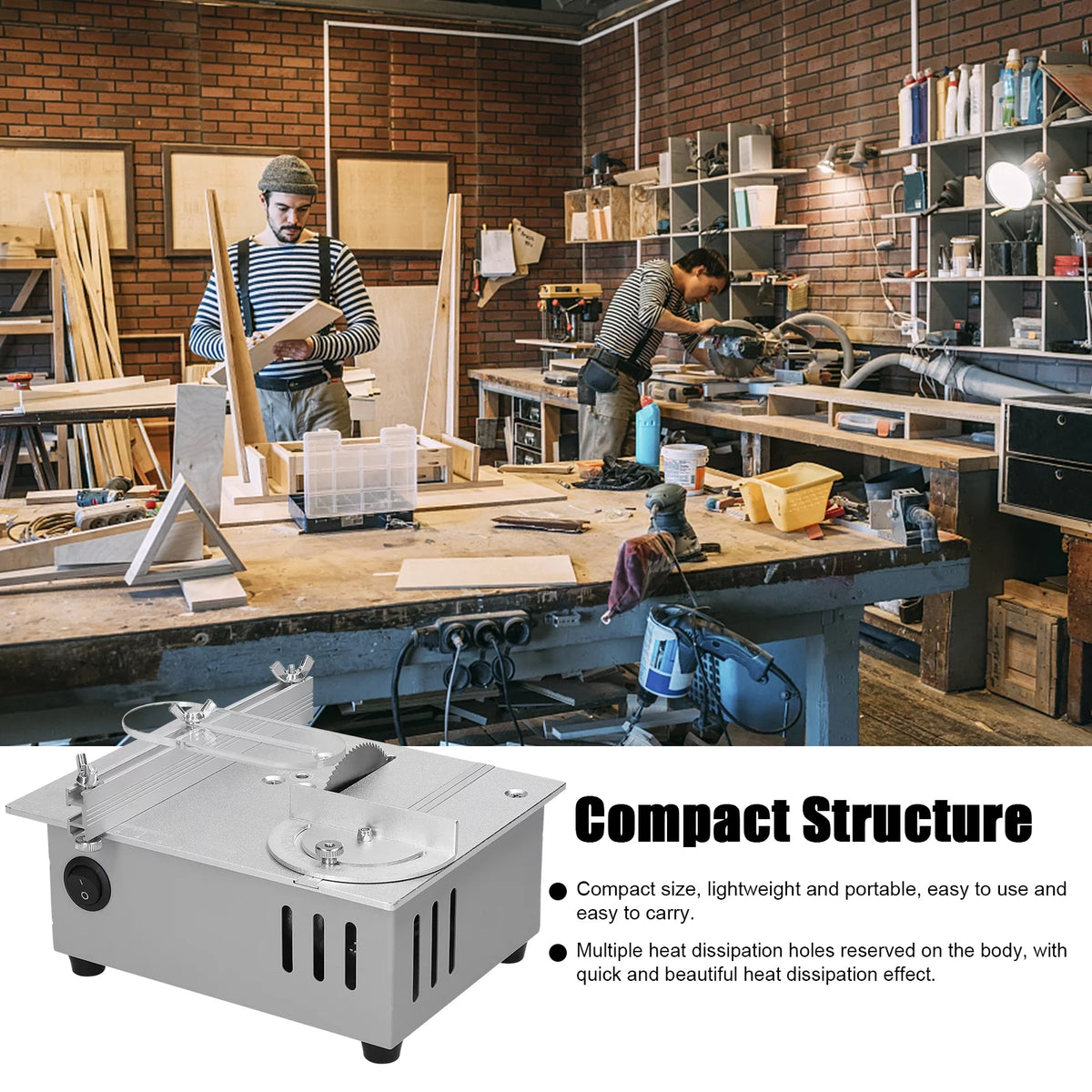 96W Electric Desktop Tablesaw X923