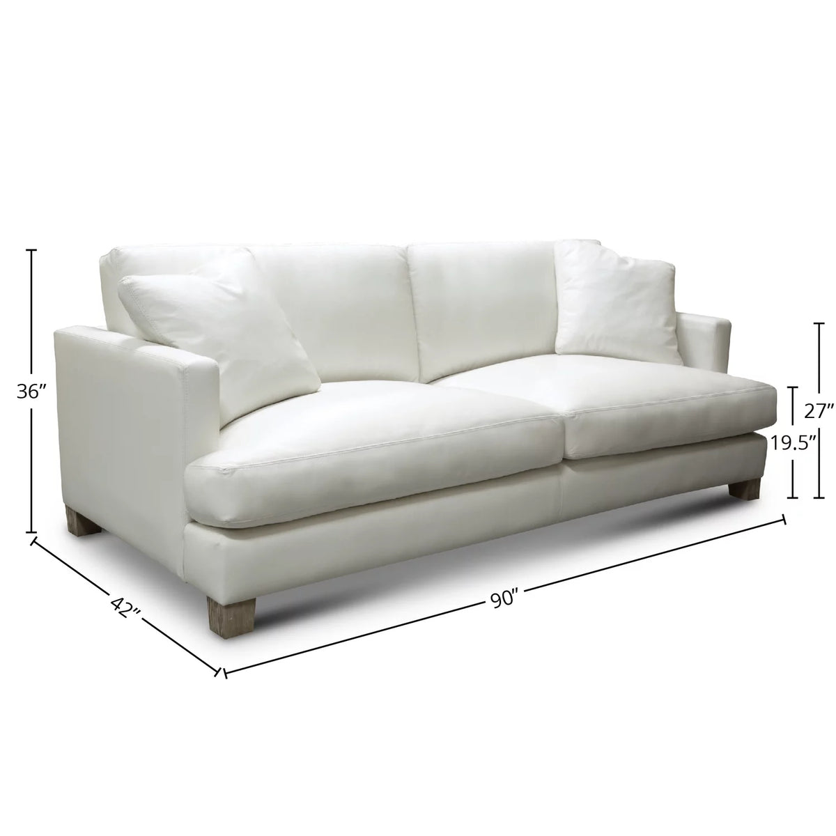 Leather 3-Seater Sofa R2759