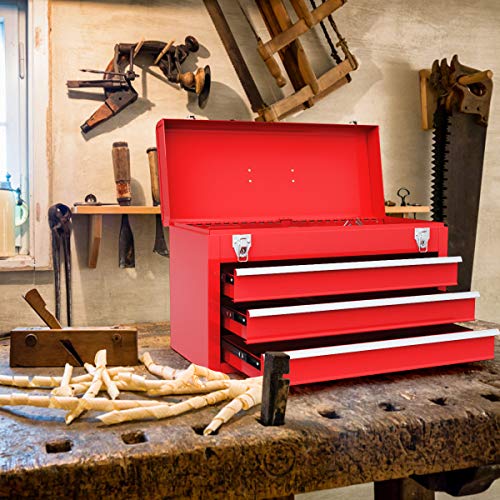 20" 3 Drawer Heavy Duty Steel Tool Box H58328