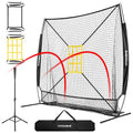 7 x 7 ft Baseball Softball Hitting Net with Carry Bag H7158