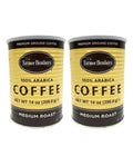 Medium Roast 100% Arabica Ground Coffee, 14 Oz (Pack of 2) L693