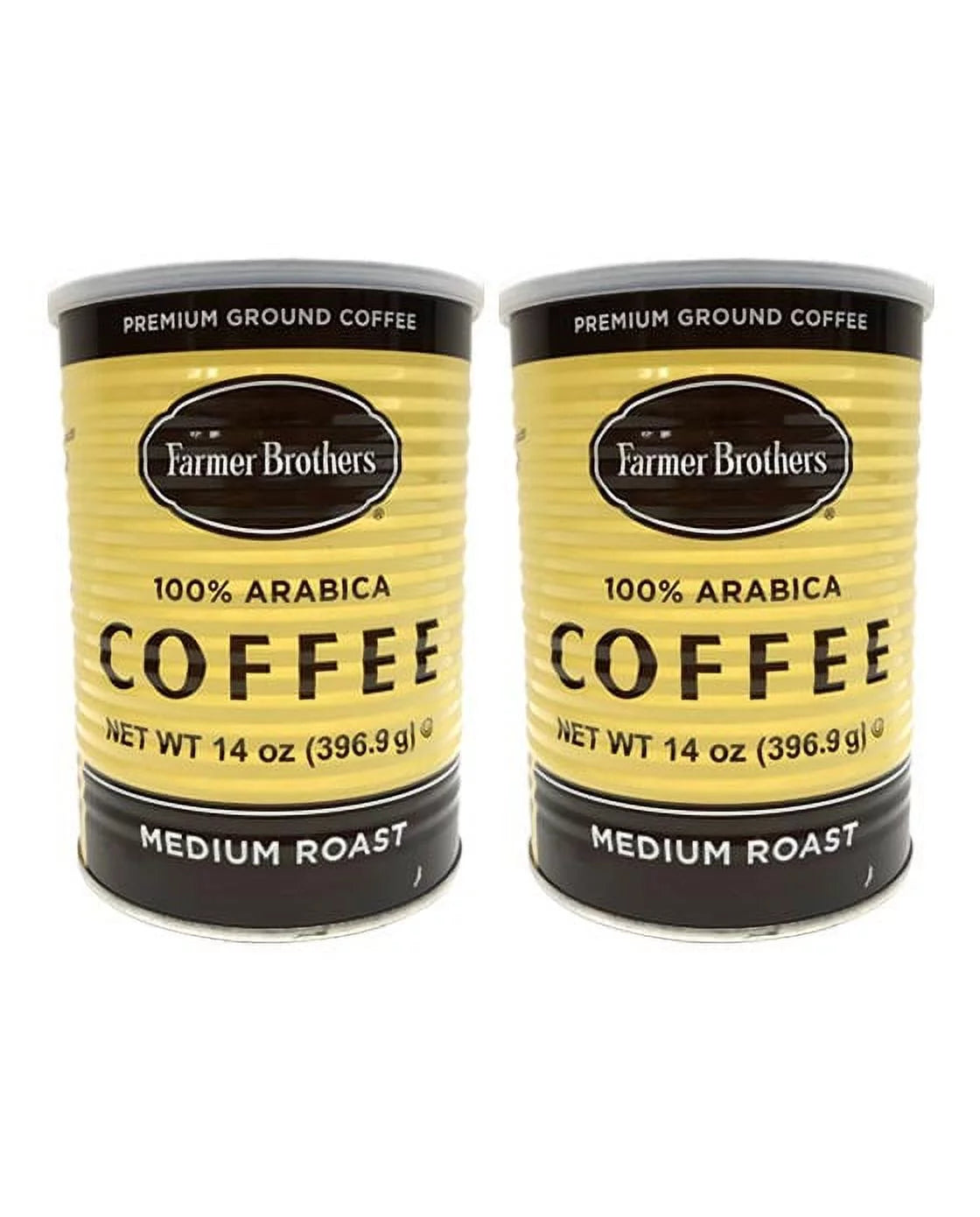 Medium Roast 100% Arabica Ground Coffee, 14 Oz (Pack of 2) L693