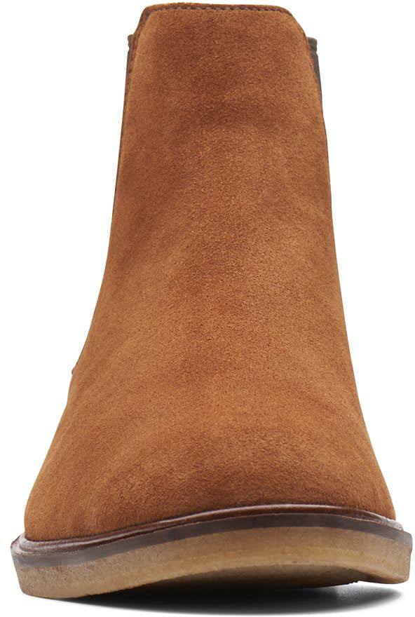 Dark Tan Suede Clarkdale Shoes T1095