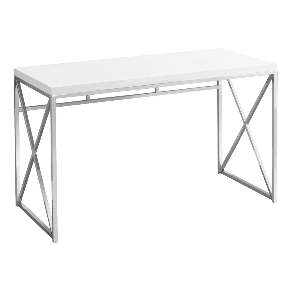 Glossy White Laminate Computer Desk R208124