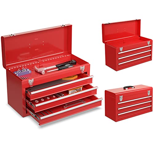 20" 3 Drawer Heavy Duty Steel Tool Box H58328