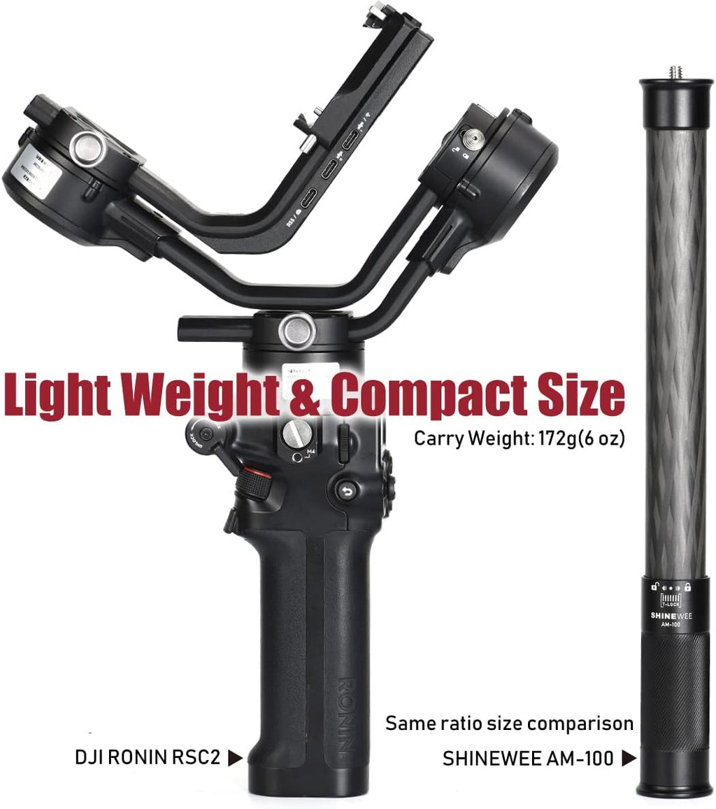 4 Section Carbon Fiber Extension Pole with 1/4 Screw Mount R71711